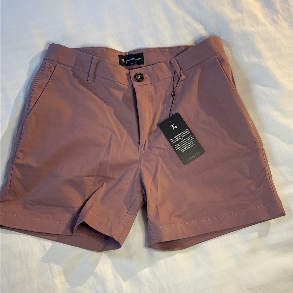 Tailored Athlete Chino Shorts Men's 32, 5" Inseam Casual Comfort Active NWT